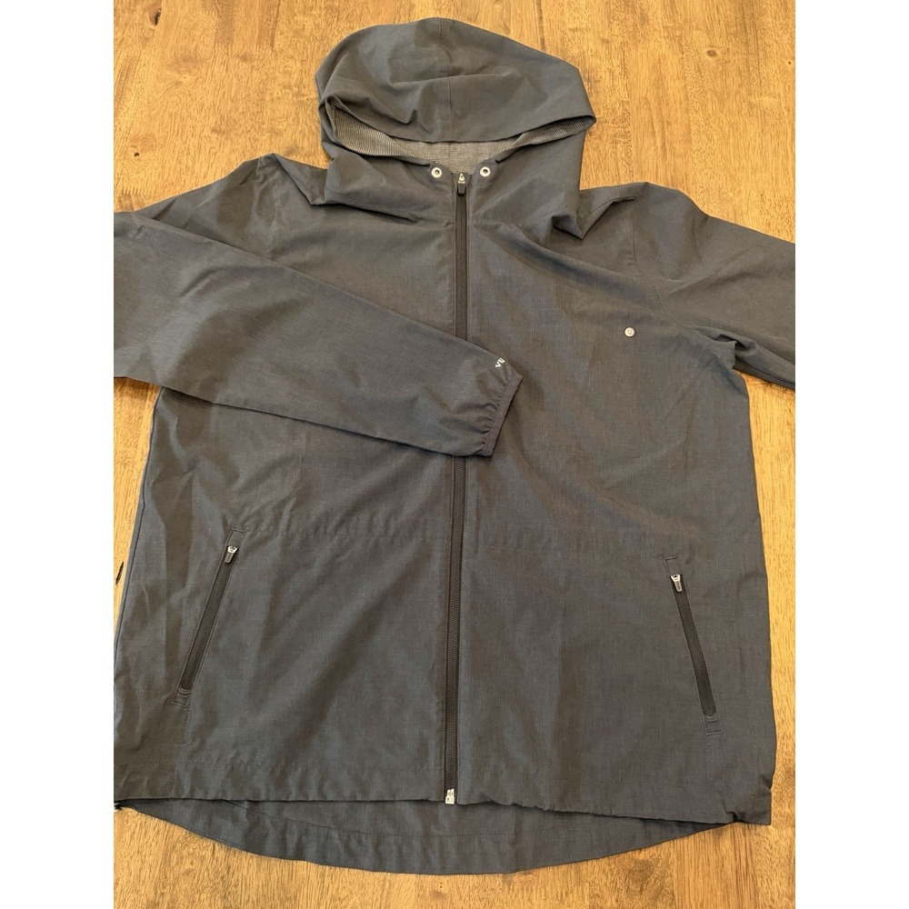 Vuori Women's Outdoor Trainer Shell Jacket XL Charcoal Heather